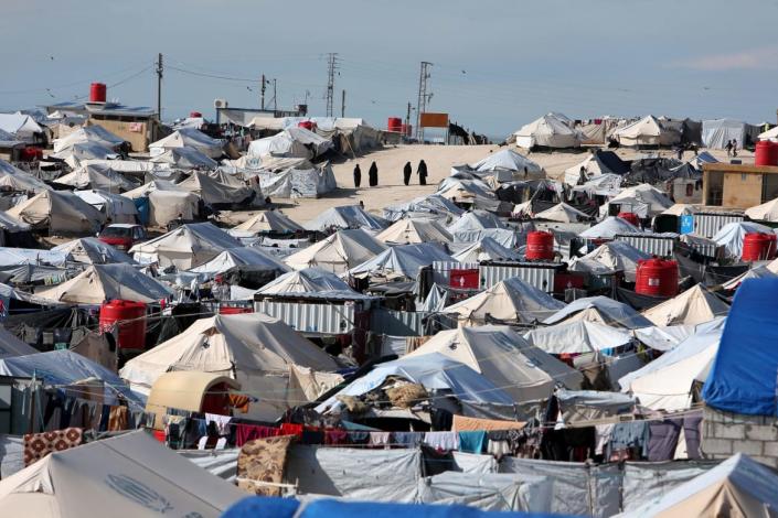 <div class="inline-image__caption"><p>A general view of al-Hol displacement camp in Hasaka governorate, Syria, April 1, 2019.</p></div> <div class="inline-image__credit">Ali Hashisho/Reuters</div>