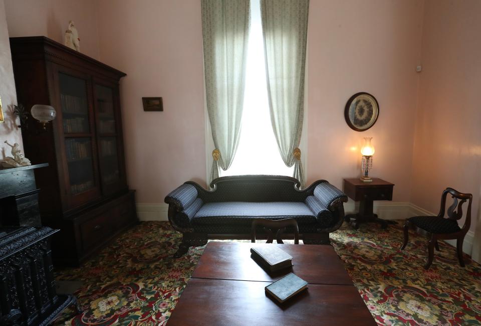 Sitting room inside the Shrewsbury-Windle House on Mar. 21, 2024. The house is a Greek Revival style structure that was completed in 1849 in Madison, In.