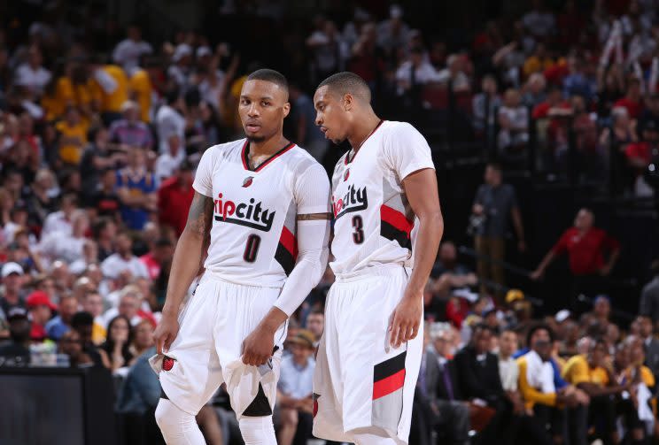 Damian Lillard and C.J. McCollum are in their primes. (Getty Images)