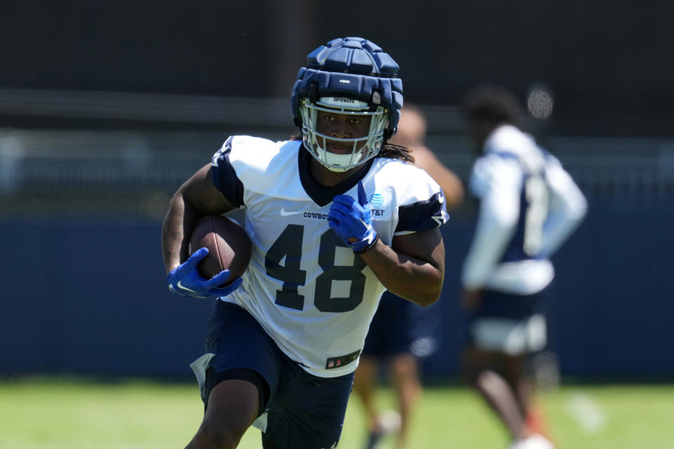 Dallas Cowboys tight end Princeton Fant (48) Mandatory Credit: Kirby Lee-USA TODAY Sports