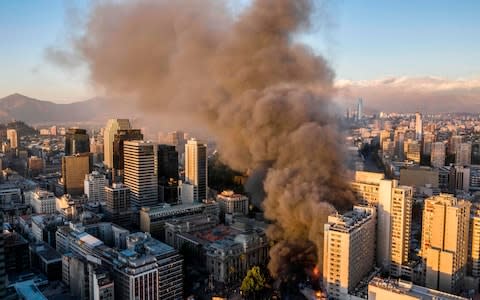 Santiago - Credit: PEDRO UGARTE/AFP