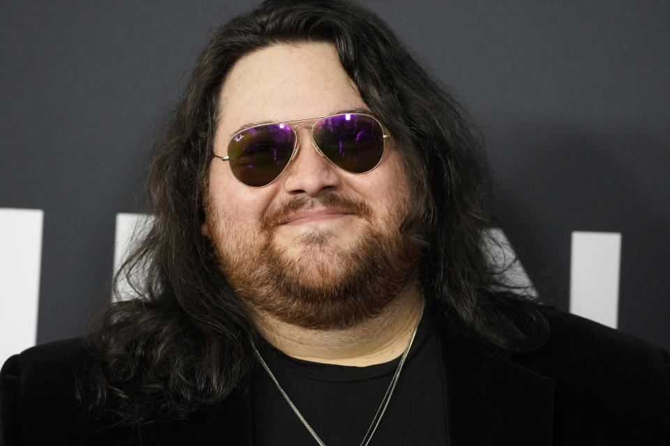 Wolfgang Van Halen arrives at MusiCares Person of the Year honoring Jon Bon Jovi on Friday, Feb. 2, 2024, in Los Angeles. (Photo by Jordan Strauss/Invision/AP)