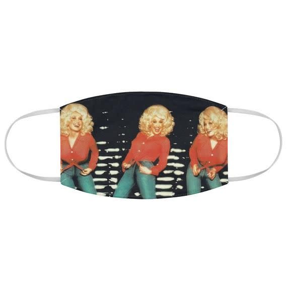 Dolly Parton Reusable Face Mask