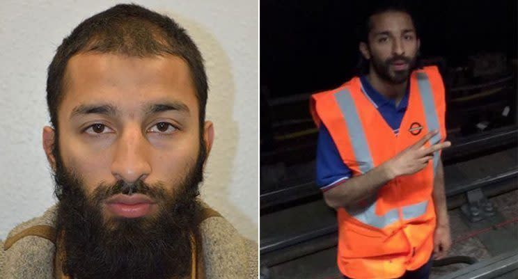 Khuram Butt worked for six months on the London Underground (Picture: Met Police)