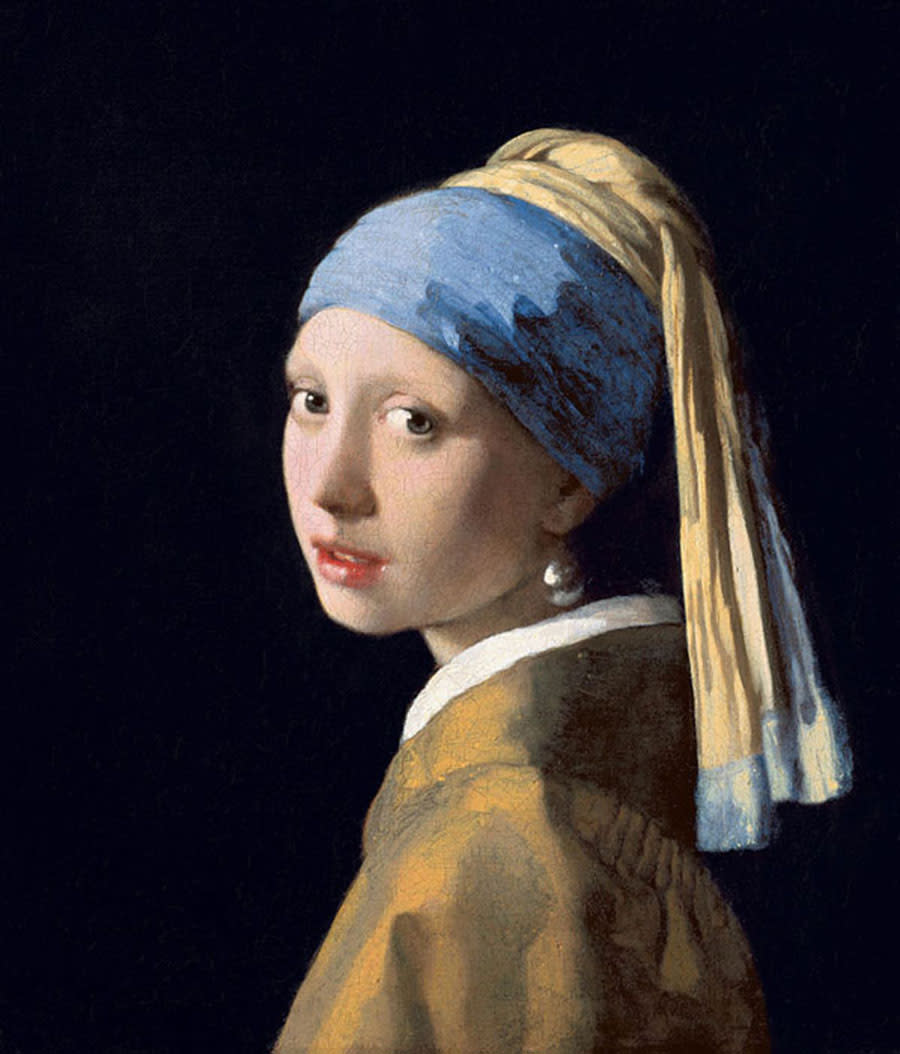 ‘La joven de la perla’ por Johannes Vermeer.