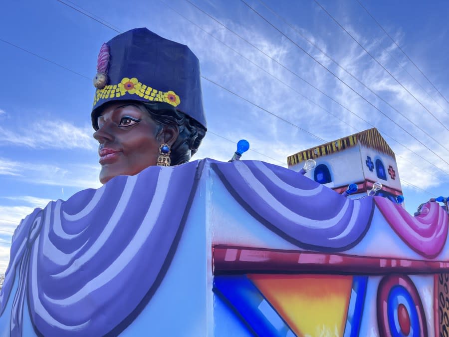 Krewe of Nandi on Wednesday, Feb. 8, 2024. (WGNO/Kenny Lopez)