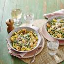 <p>Combining seasonal asparagus, prawns, peppery rocket and lemon zest, this simple <a href="https://www.goodhousekeeping.com/uk/food/recipes/g538739/best-pasta-recipes/" rel="nofollow noopener" target="_blank" data-ylk="slk:pasta recipe;elm:context_link;itc:0;sec:content-canvas" class="link ">pasta recipe</a> is one to repeat all summer long. </p><p><strong>Recipe: <a href="https://www.goodhousekeeping.com/uk/food/recipes/a40623761/prawn-asparagus-rocket-pappardelle/" rel="nofollow noopener" target="_blank" data-ylk="slk:Prawn, asparagus and rocket pappardelle;elm:context_link;itc:0;sec:content-canvas" class="link ">Prawn, asparagus and rocket pappardelle</a></strong></p>