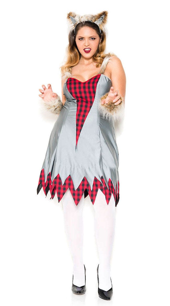 8) Plus-Size Wicked Werewolf Costume