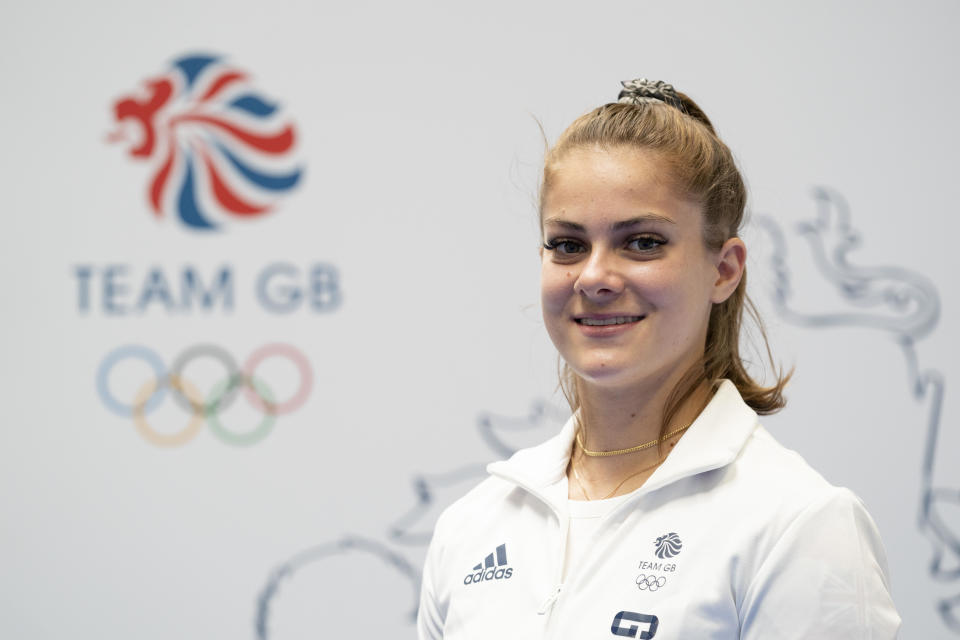 Beth Shriever during the kitting out session for the Tokyo Olympics 2020 at the Birmingham NEC, UK. In June, 2021. / Credit: Zac Goodwin/PA Images via Getty Images