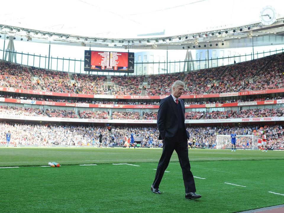 Wenger is still to commit his future to Arsenal (Getty)