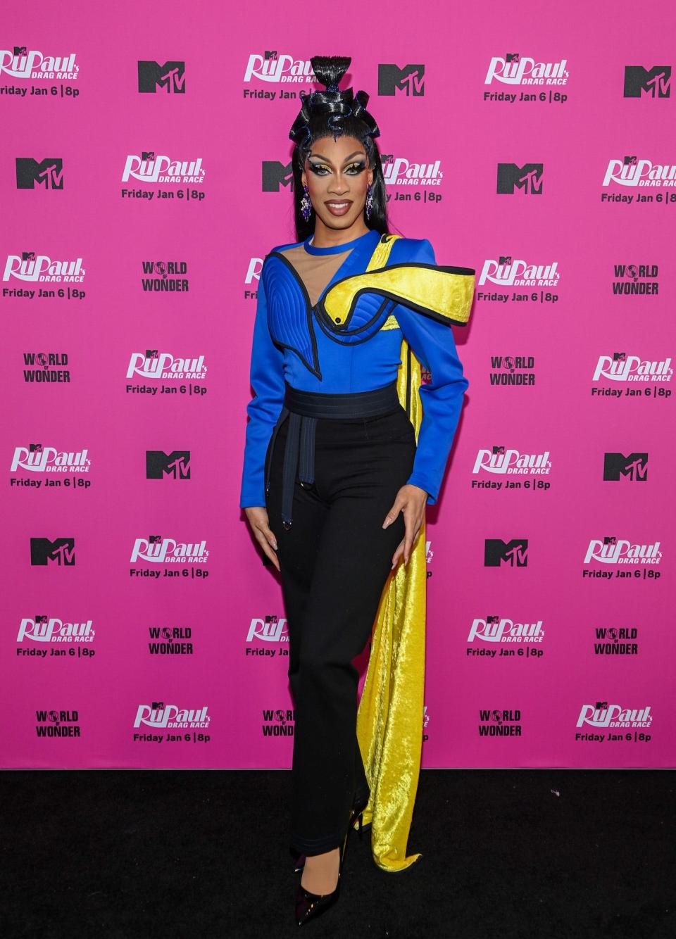 Robin Fierce at the "RuPaul's Drag Race" season 15 premiere on January 5, 2023.