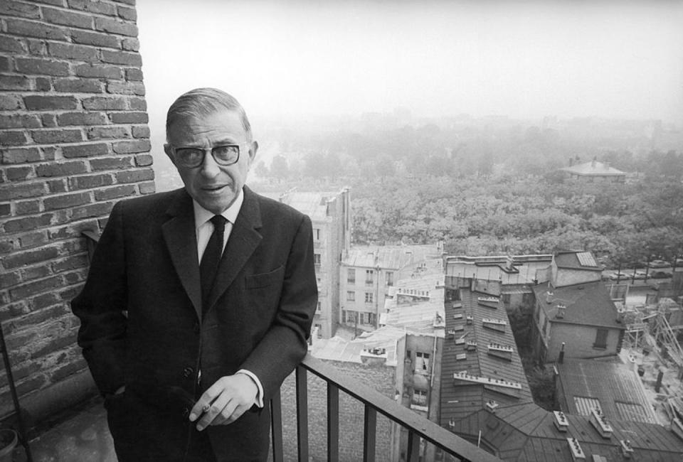 <span class="caption">Philosophers like Jean-Paul Sartre have long viewed authenticity through the lens of understanding yourself and what makes you unique.</span> <span class="attribution"><a class="link " href="https://www.gettyimages.com/detail/news-photo/jean-paul-sartre-in-paris-france-in-1966-writer-and-news-photo/120446182?adppopup=true" rel="nofollow noopener" target="_blank" data-ylk="slk:Dominique Berretty/Gamma-Rapho via Getty Images;elm:context_link;itc:0;sec:content-canvas">Dominique Berretty/Gamma-Rapho via Getty Images</a></span>