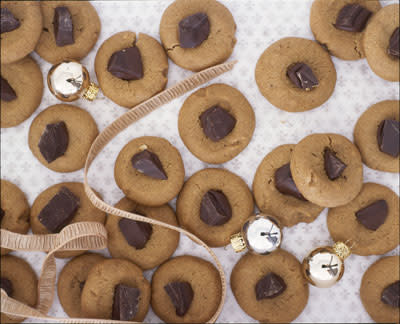 Peanut Butter Cookies with Chocolate Chunks