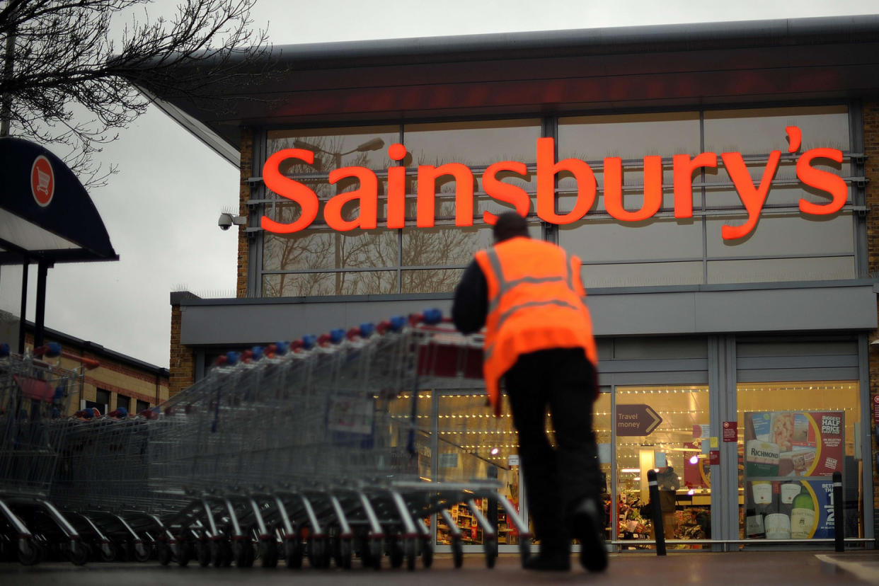 Sainsbury's: The company chairman has been given a warning letter: Ben Stansall/AFP/Getty Images