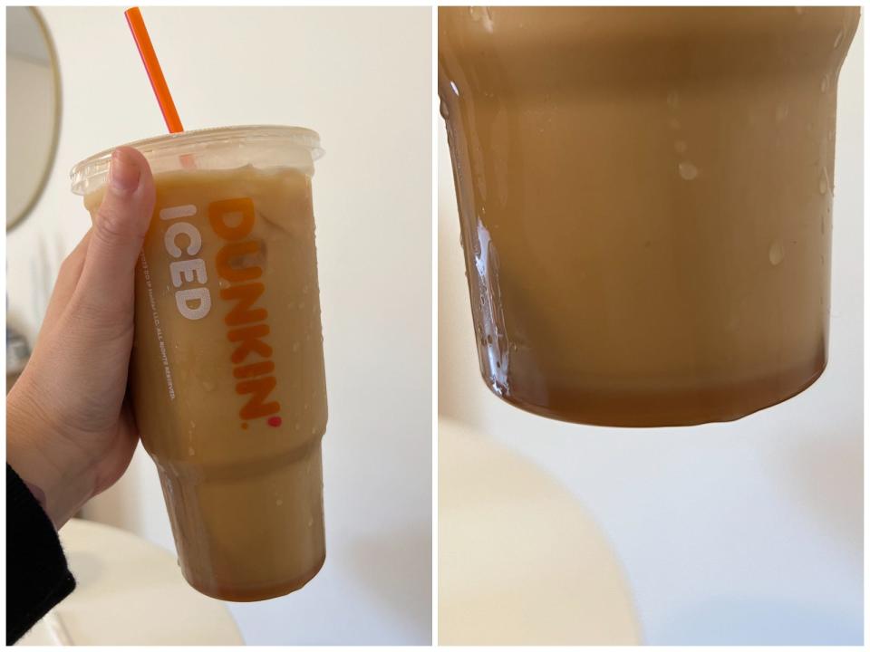 nutty coffee dunkin