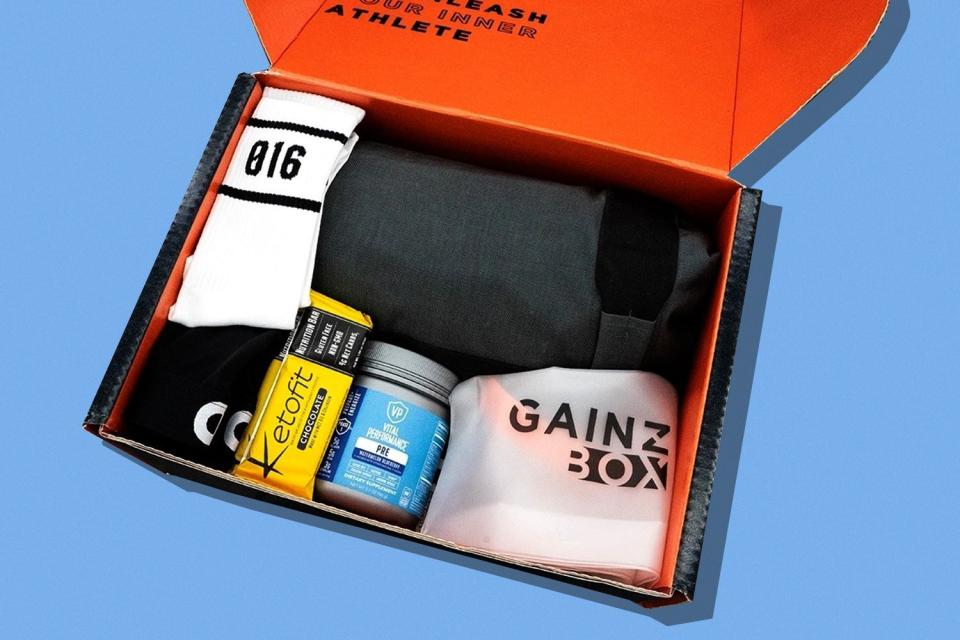 <p>Quarterly Gainz Box</p><p>cratejoy.com</p><p>$99.00</p><p><a href="https://go.redirectingat.com?id=74968X1596630&url=https%3A%2F%2Fwww.cratejoy.com%2Fsubscription-box%2Fthe-gainz-box%2F&sref=https%3A%2F%2Fwww.bestproducts.com%2Fmens-style%2Fa15393566%2Freviews-curated-subscription-boxes-for-men%2F" rel="nofollow noopener" target="_blank" data-ylk="slk:Shop Now;elm:context_link;itc:0;sec:content-canvas" class="link ">Shop Now</a></p><span class="copyright">cratejoy.com</span>