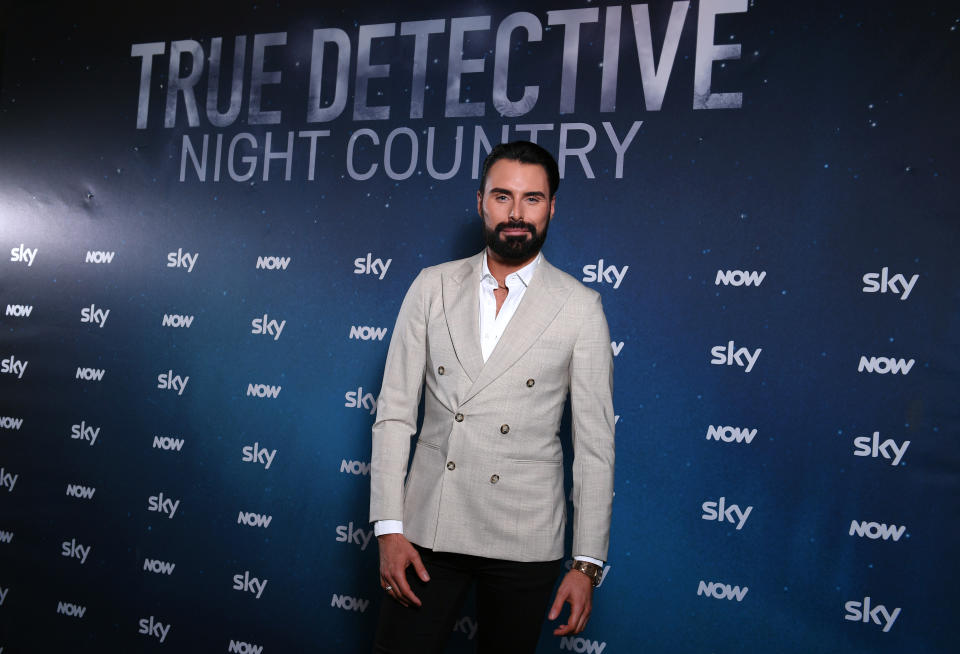 Rylan on the red carpet for True Detective