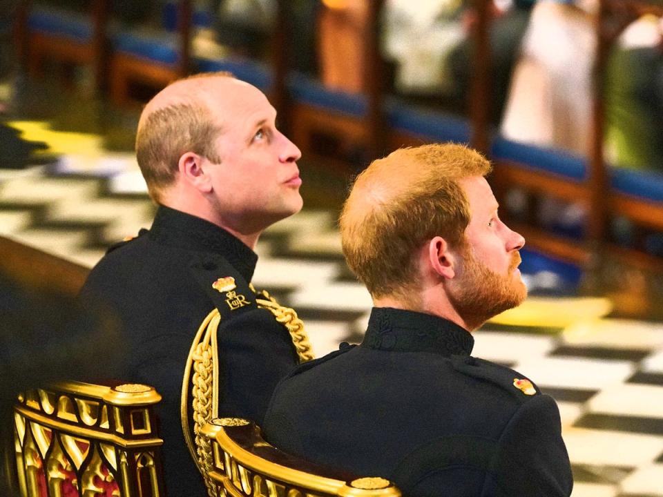 Princes William and Harry in 2018 (Getty)