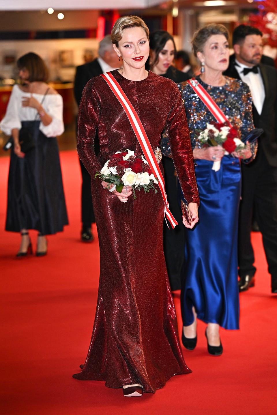 Charlene of Monaco attends a Gala at the Grimaldi Forum during the Monaco National Day 2023 on November 19, 2023.