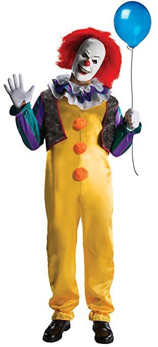 Get it <a href="https://www.amazon.com/Rubies-Pennywise-Costume-Multicolor-Standard/dp/B00IMB254I/ref=lp_17052772011_1_15?s=apparel&amp;ie=UTF8&amp;qid=1508875515&amp;sr=1-15&amp;nodeID=17052772011&amp;psd=1" target="_blank">here</a>.&nbsp;