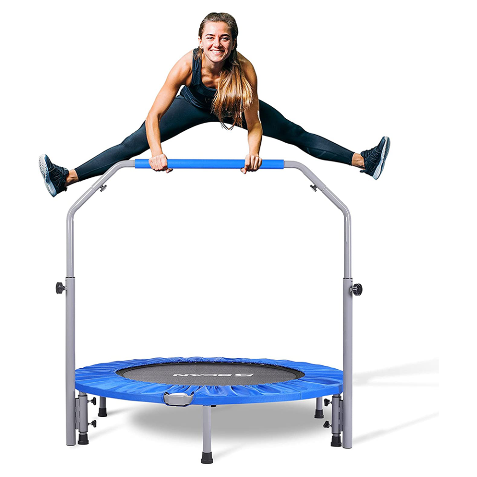 48-Inch Foldable Mini Trampoline for Adults