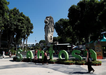 A view of Sentosa Island. REUTERS/Edgar Su