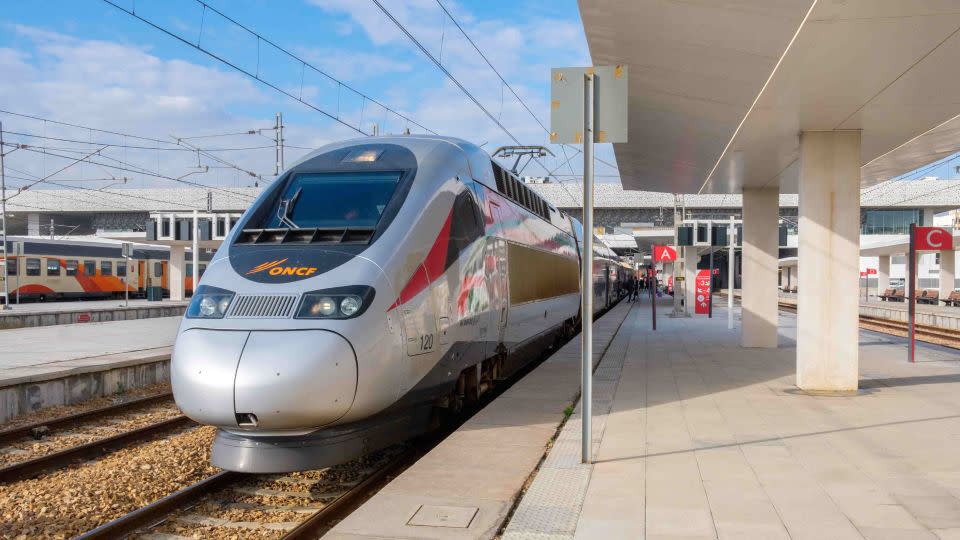 Morocco's Al Boraq is Africa's fastest train.  - Duffour/Andia/Universal Images Group Editorial/Getty Images