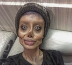 <p>According to <a rel="nofollow noopener" href="https://english.alarabiya.net/en/variety/2017/11/29/After-50-surgeries-girl-looks-like-Dead-Bride-character-than-Angelina-Jolie-.html" target="_blank" data-ylk="slk:Al Arabiya;elm:context_link;itc:0;sec:content-canvas" class="link ">Al Arabiya</a>, the 19-year-old is one of Jolie’s “biggest fans and would do anything to look like the Hollywood actress.” <em>[Photo: Instagram]</em> </p>