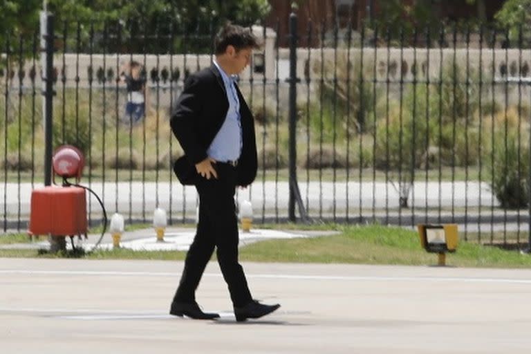 Axel Kicillof llega a Casa Rosada para reunirse con Alberto Fernández tras el fallo de la Corte Suprema