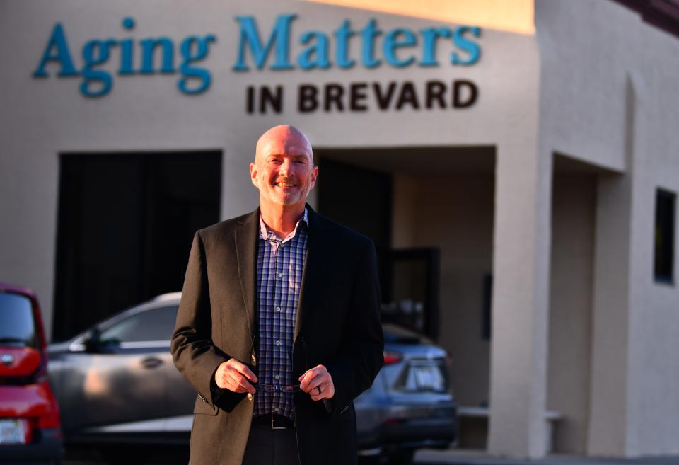 Tom Kammerdener, president/CEO of Aging Matters in Brevard, is pictured in front of their offices in Cocoa. The nonprofit, which provides services for seniors including Meals on Wheels, is a finalist for Organization of the Year award.