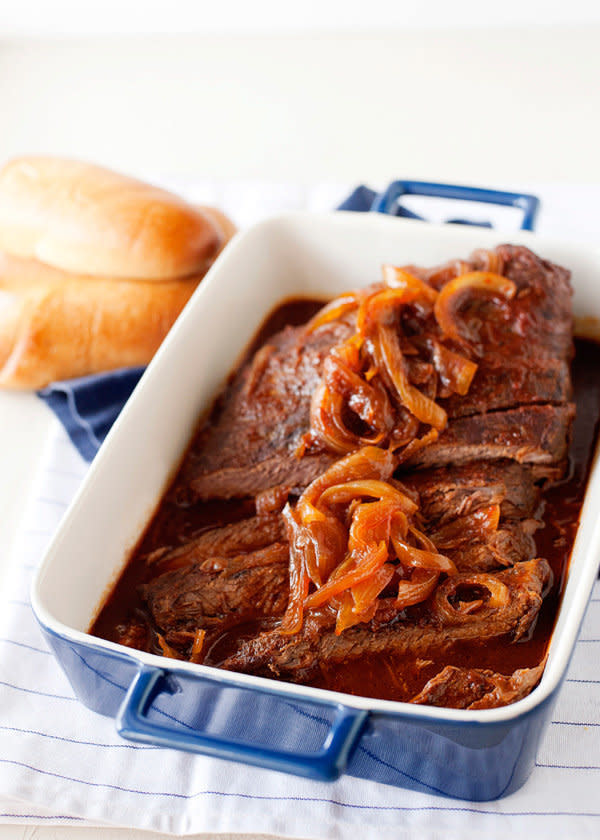 <strong>Get the <a href="http://bakedbree.com/root-beer-brisket">Root Beer Brisket</a> recipe from Baked Bree</strong>