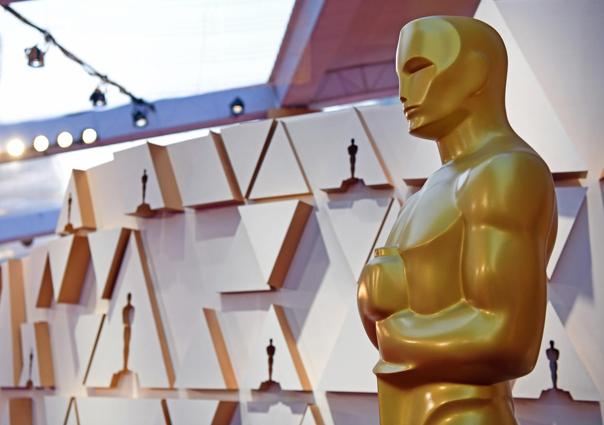 The Oscars broadcast live on Sunday, April 25. (Photo: Xinhua/Li Rui via Getty Images)