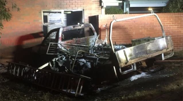 The aftermath of the incident. Photo: ACT Police