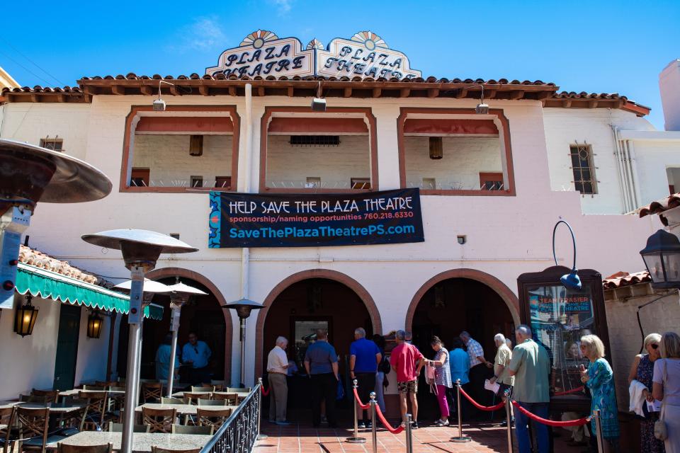 Located at 128 South Palm Canyon Drive in Palm Springs, The Plaza Theatre opened in 1936.