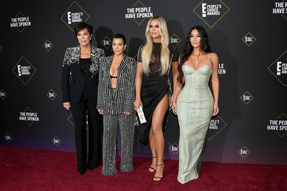 The Kardashians in November 2019. (Photo: Jon Kopaloff via Getty Images)