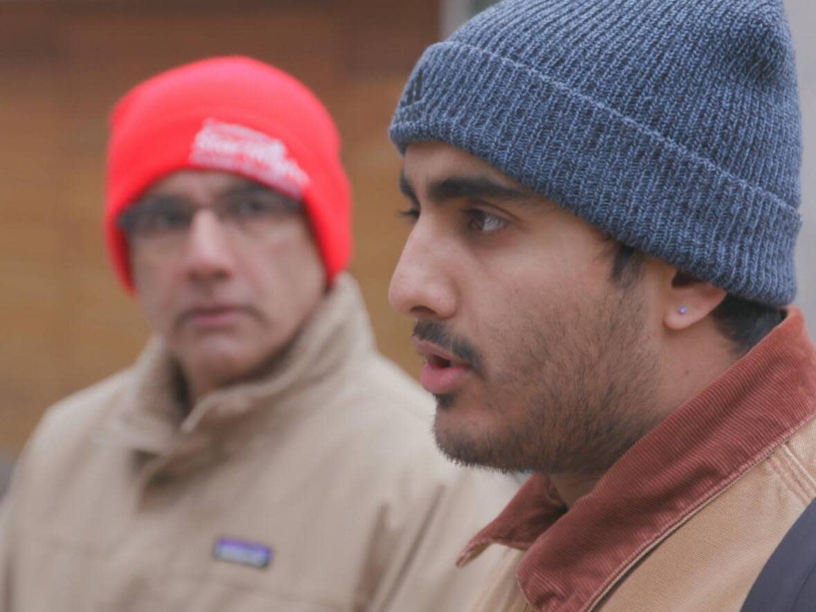 Now that Torontonians are bracing to go back to the polls this year, Shubam Mohan, right, said he expects many residents to be frustrated with the upcoming byelection. (CBC - image credit)