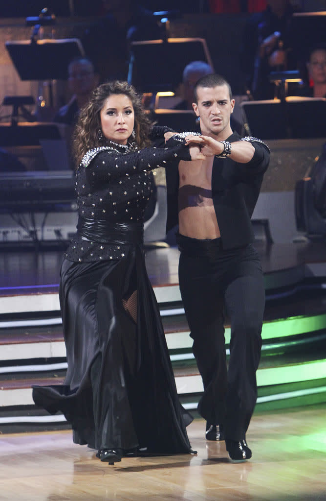 Bristol Palin and Mark Ballas perform on "Dancing with the Stars."