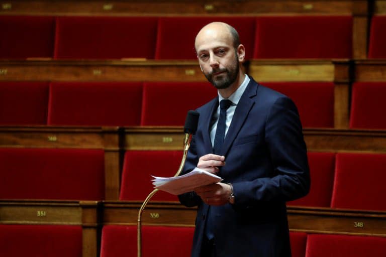 Stanislas Guerini, patron des marcheurs lors d'un débat à l'Assemblée nationale, le 21 mars 2020 - Ludovic MARIN © 2019 AFP