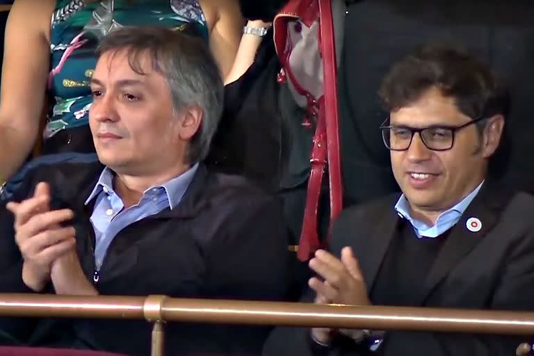 Máximo Kirchner y Axel Kicillof