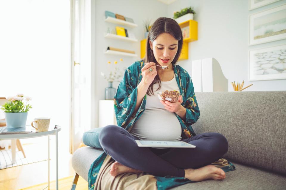 It’s only natural for people to want to share news of their pregnancy on social mediaGetty Images