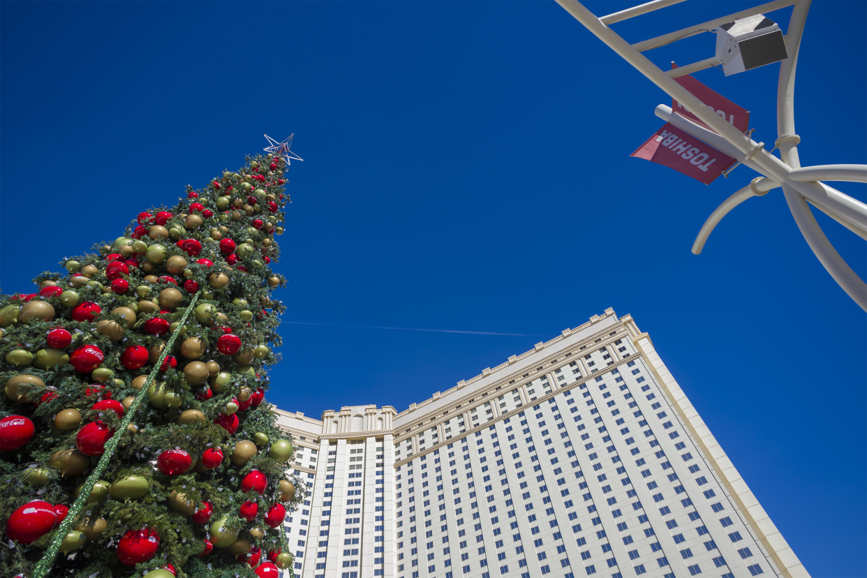 Christmas Themed Bellagio's Conservatory and Botanical Gardens, Las Vegas