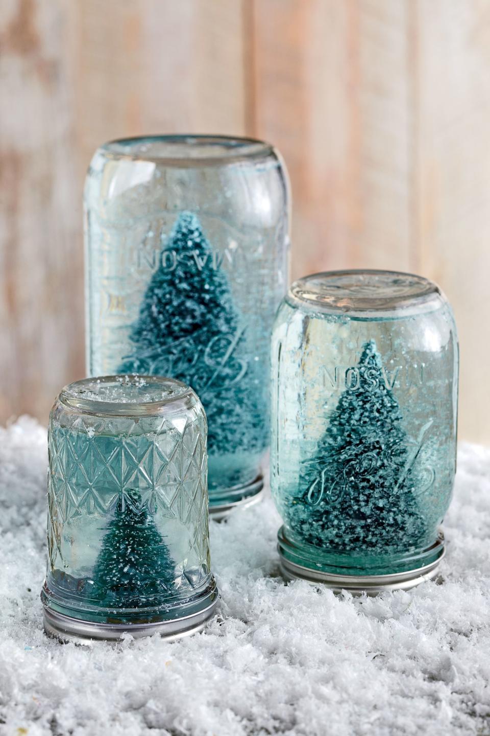 Make a Mason Jar Snow Globe