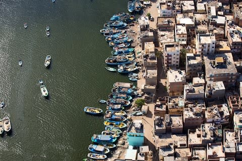 Around 95 per cent of Egypt’s population live by the banks of the river - Credit: GETTY