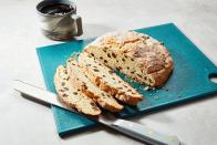Part bread, part scone, all butter and tang, this Irish soda bread goes sweet with moist raisins. It’s great for sopping up those St. Patrick’s Day beers. <a href="https://www.epicurious.com/recipes/food/views/irish-soda-bread-with-raisins-231580?mbid=synd_yahoo_rss" rel="nofollow noopener" target="_blank" data-ylk="slk:See recipe.;elm:context_link;itc:0" class="link ">See recipe.</a>