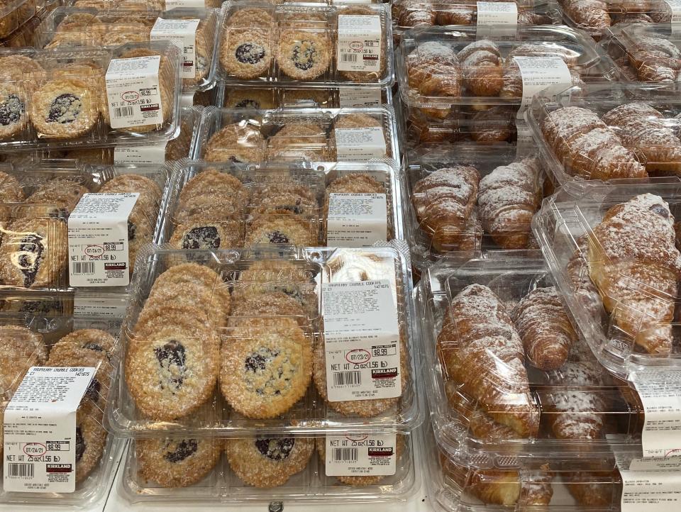 pastry section at costco