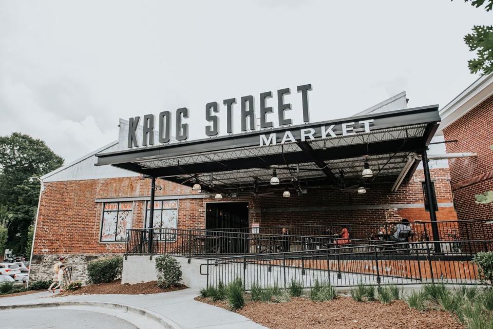 Enjoy local cuisine at Krog Street Market.