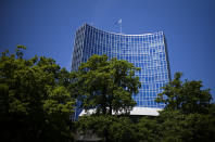 The United Nation flag waves in the wind on the top of an UN building in Geneva, Switzerland Monday, June 14, 2021. The lakeside city known as a Cold War crossroads and a hub for Swiss discretion, neutrality and humanitarianism, is set to return to a spotlight on the world stage as U.S. President Joe Biden and Russian President Vladimir Putin come to town for a summit on Wednesday, June 16.(AP Photo/Markus Schreiber)