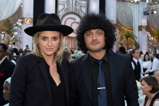 Emily Armstrong and Cedric Bixler-Zavala at the Church of Scientology Celebrity Centre for a gala celebrating the Church's 44th anniversary in 2013. This photo was provided by the Church of Scientology as a handout. - Credit: Ava Clithero/CoS/Getty Images