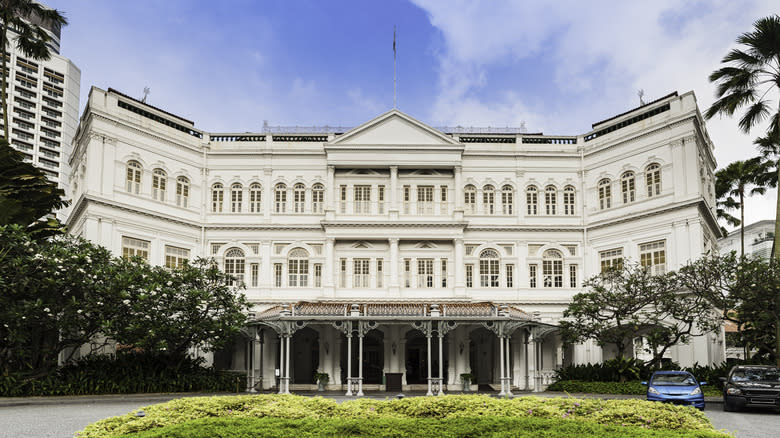 The Raffles Hotel in Singapore