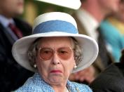 <p>This picture of the Queen's face is worth a thousand words. She's shocked, perturbed, displeased (all of the above?) at the Royal Windsor Horse Show. </p>